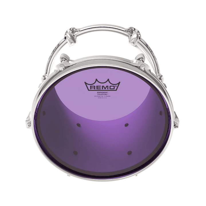 Parche Tom Batería Remo Emperor Colortone Purple 14