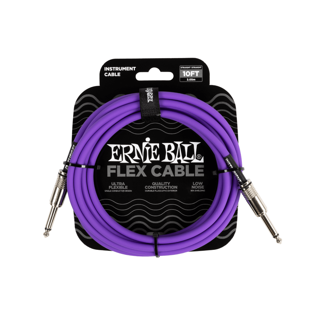 Cable Instrumento Ernie Ball Flex 3m Colores 3