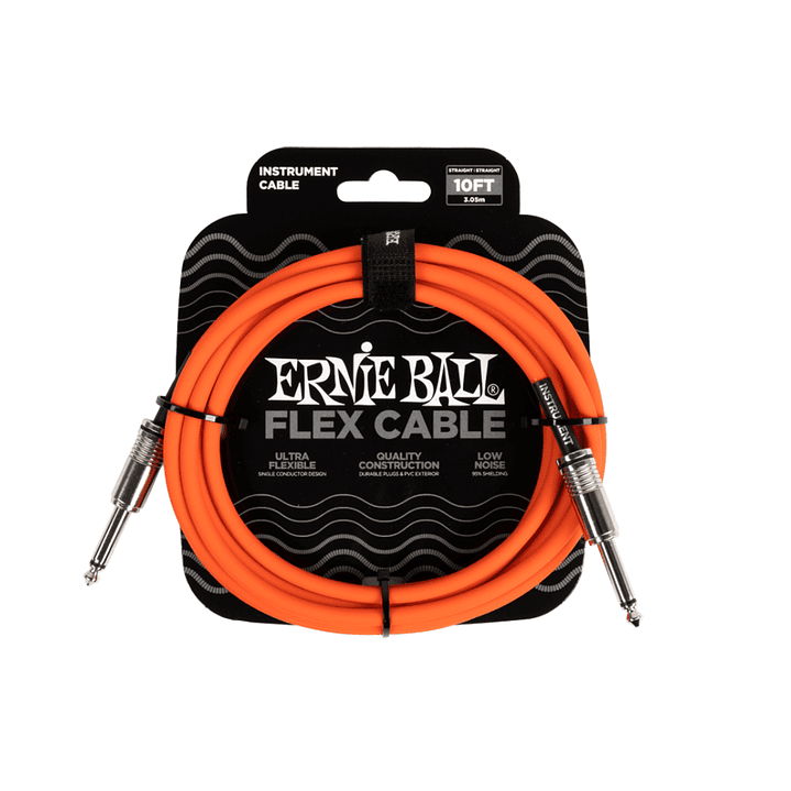 Cable Instrumento Ernie Ball Flex 3m Colores 2