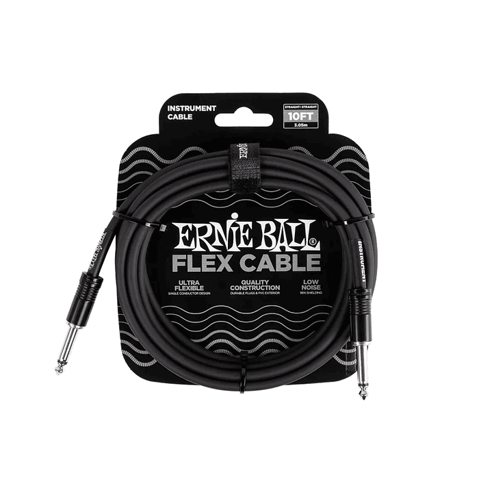 Cable Instrumento Ernie Ball Flex 3m Colores 1