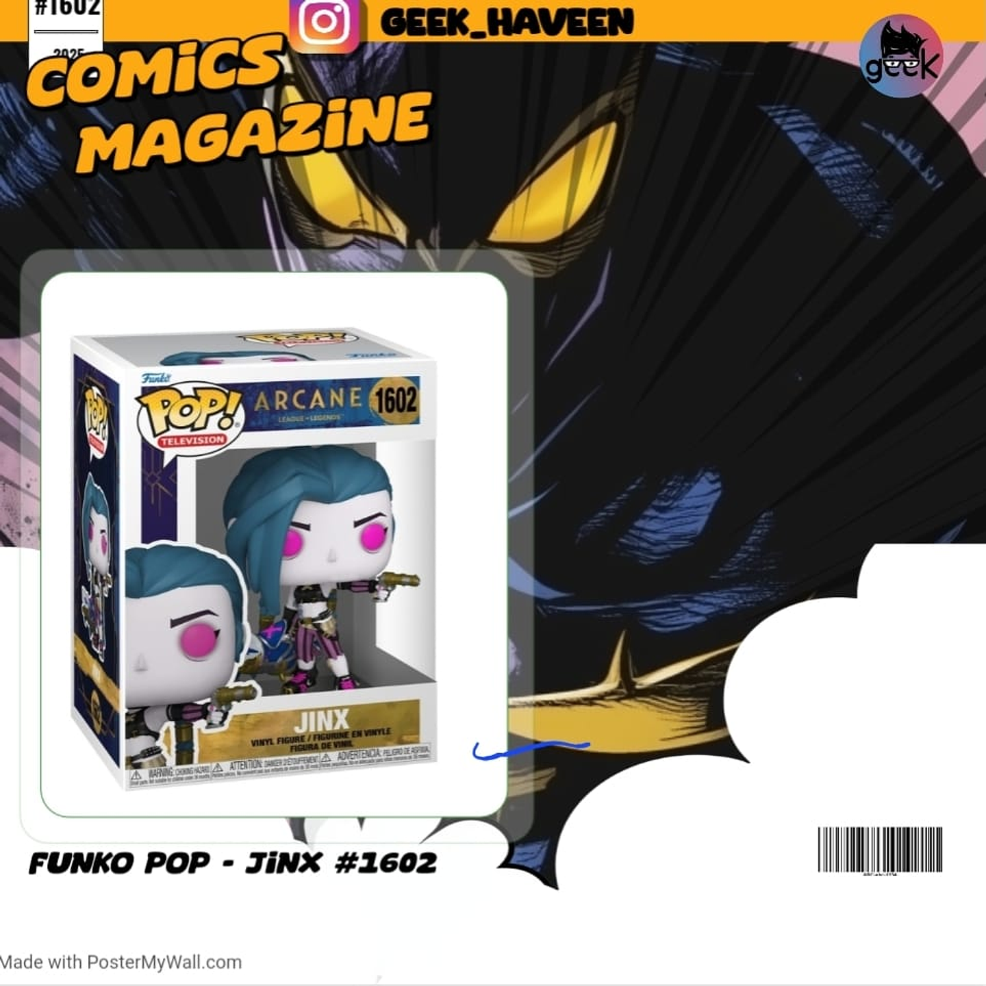FUNKO POP ‼️- JINX [#1602] 💙 1