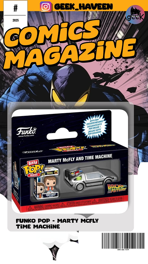 FUNKO POP ‼️- MARTY MCFLY - TIME MACHINE [#] 💙