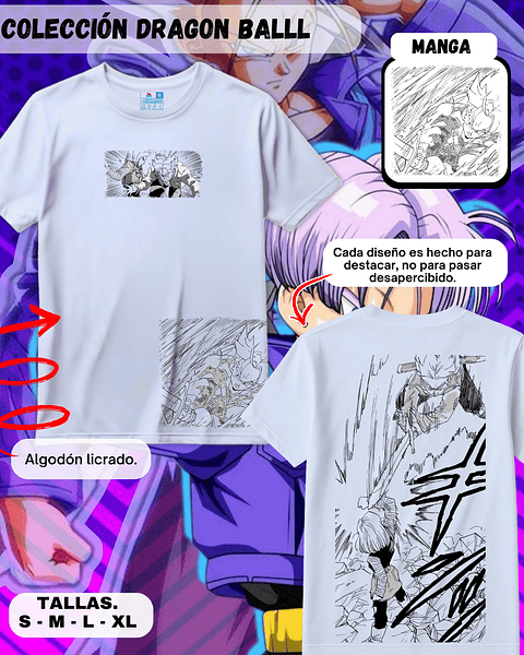 DRAGON BALL - TRUNKS VS ANDROIDE N°18