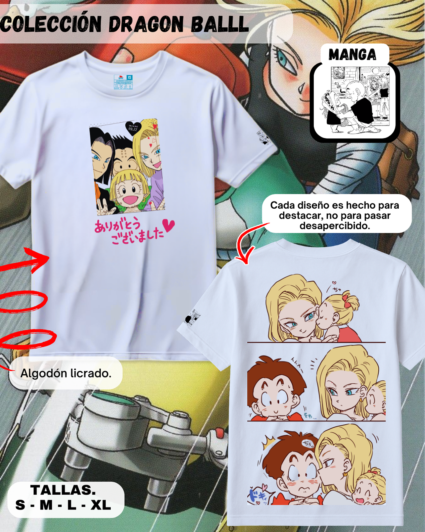 DRAGON BALL -  ANDROIDE N°18 & KRILIN 1