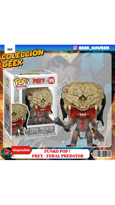 FUNKO POP ‼️- FERAL PREDATOR  [#1909] 💙