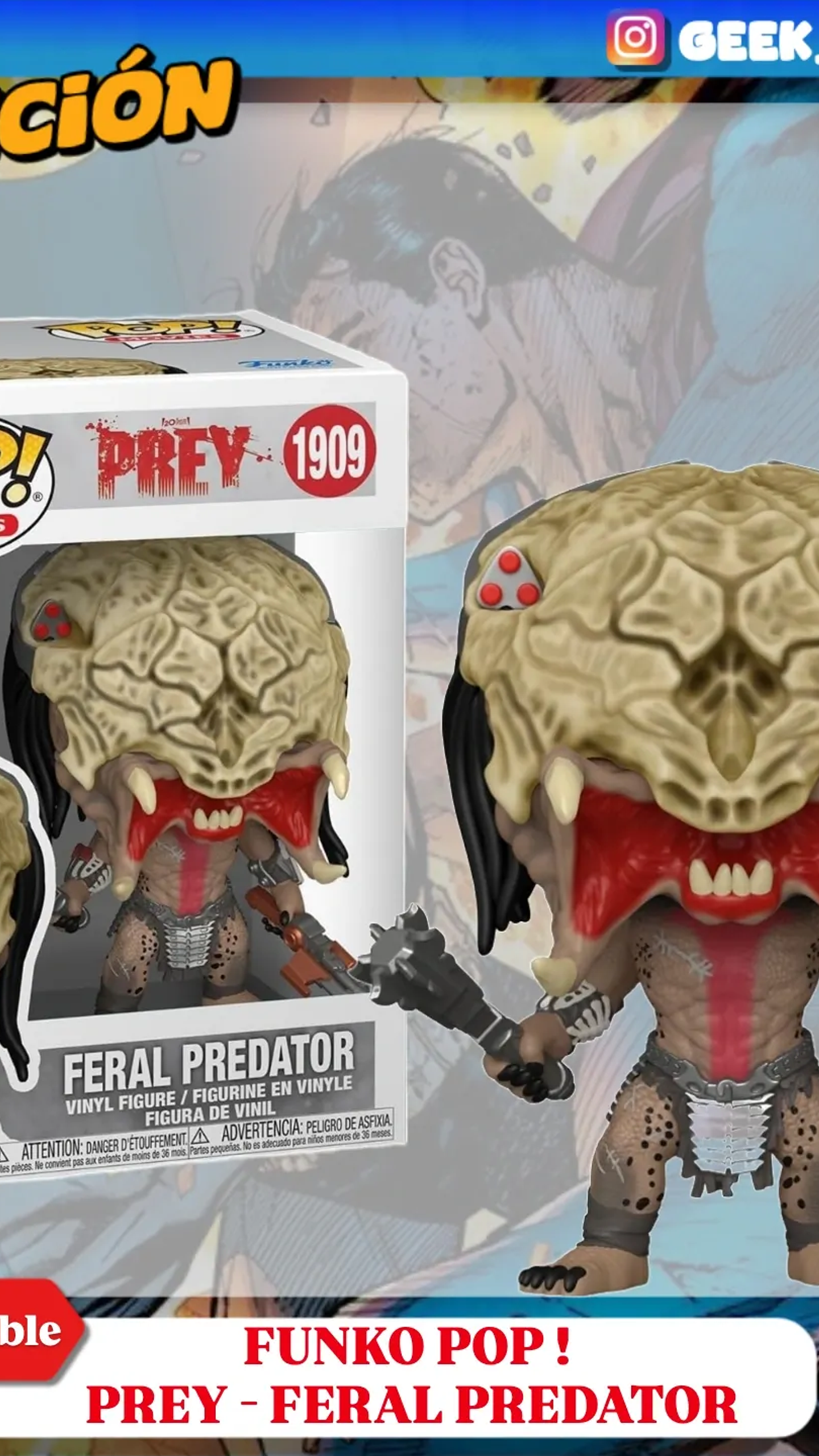FUNKO POP ‼️- FERAL PREDATOR  [#1909] 💙 1