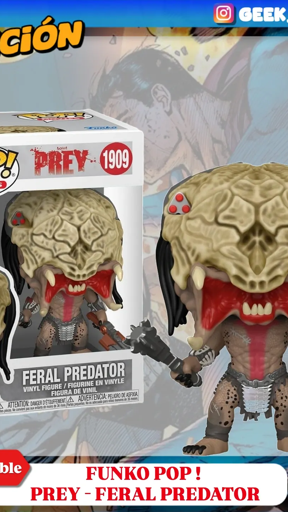 FUNKO POP ‼️- FERAL PREDATOR  [#1909] 💙 1