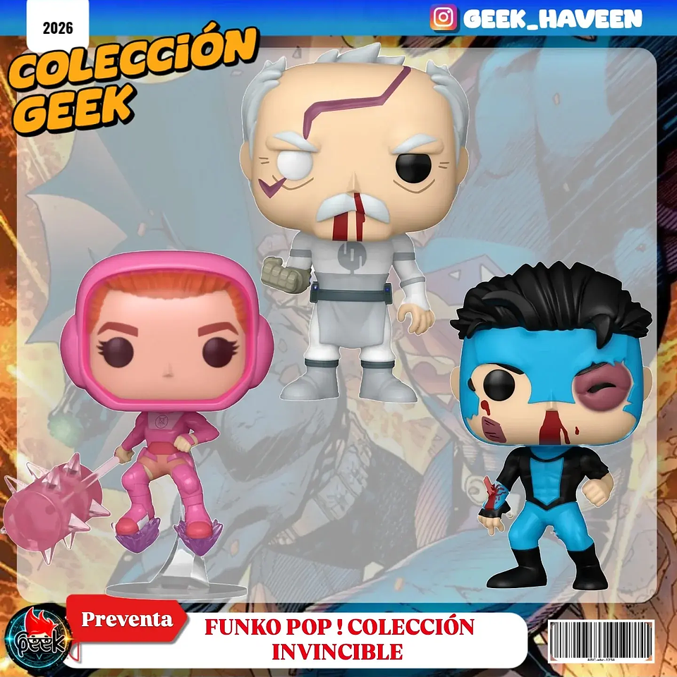 FUNKO POP ‼️- COLEECIÓN INVENCIBLE - PREVENTA 4