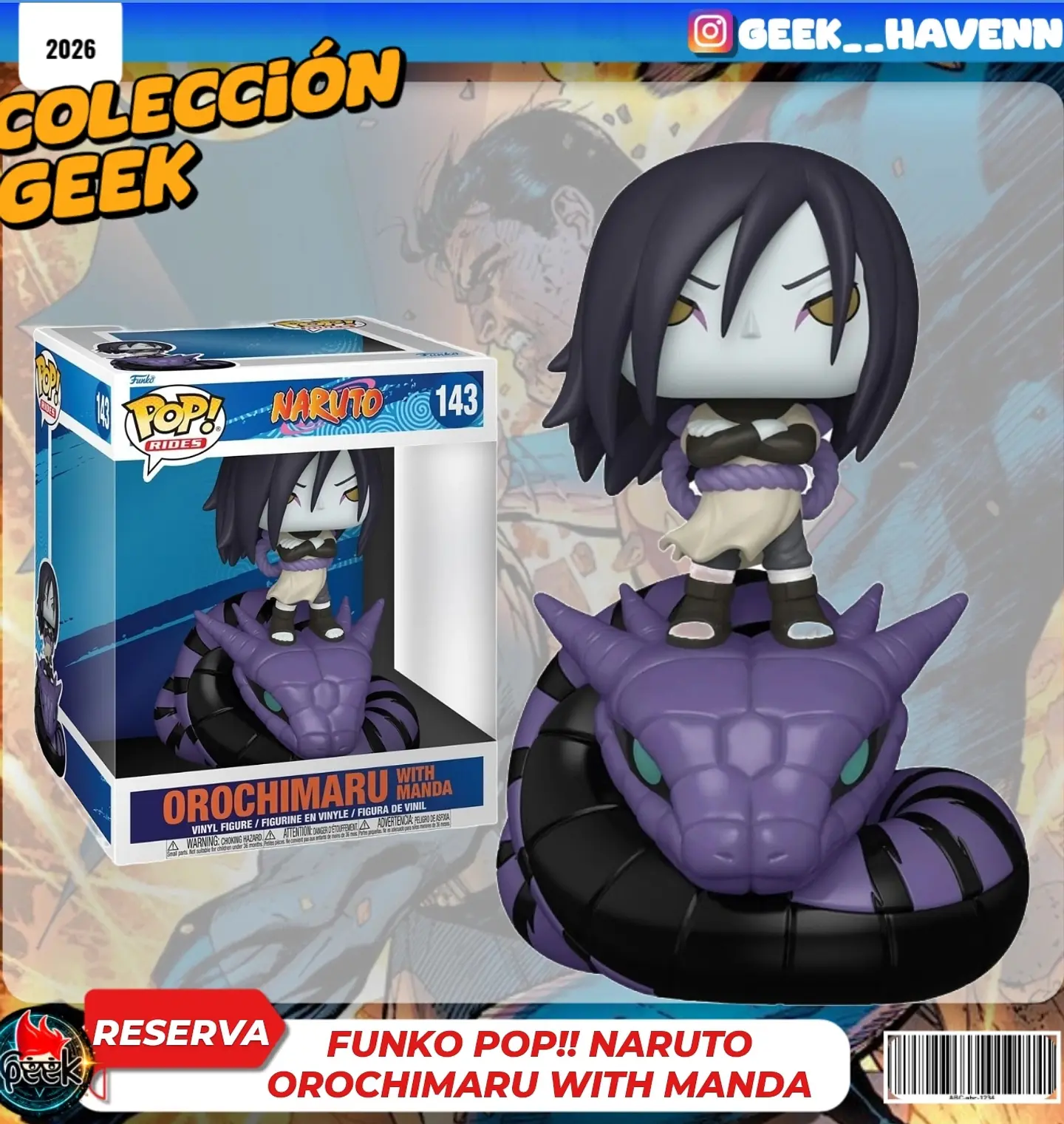 FUNKO POP ‼️- COLECCIÓN NARUTO - OROCHIMARU 1