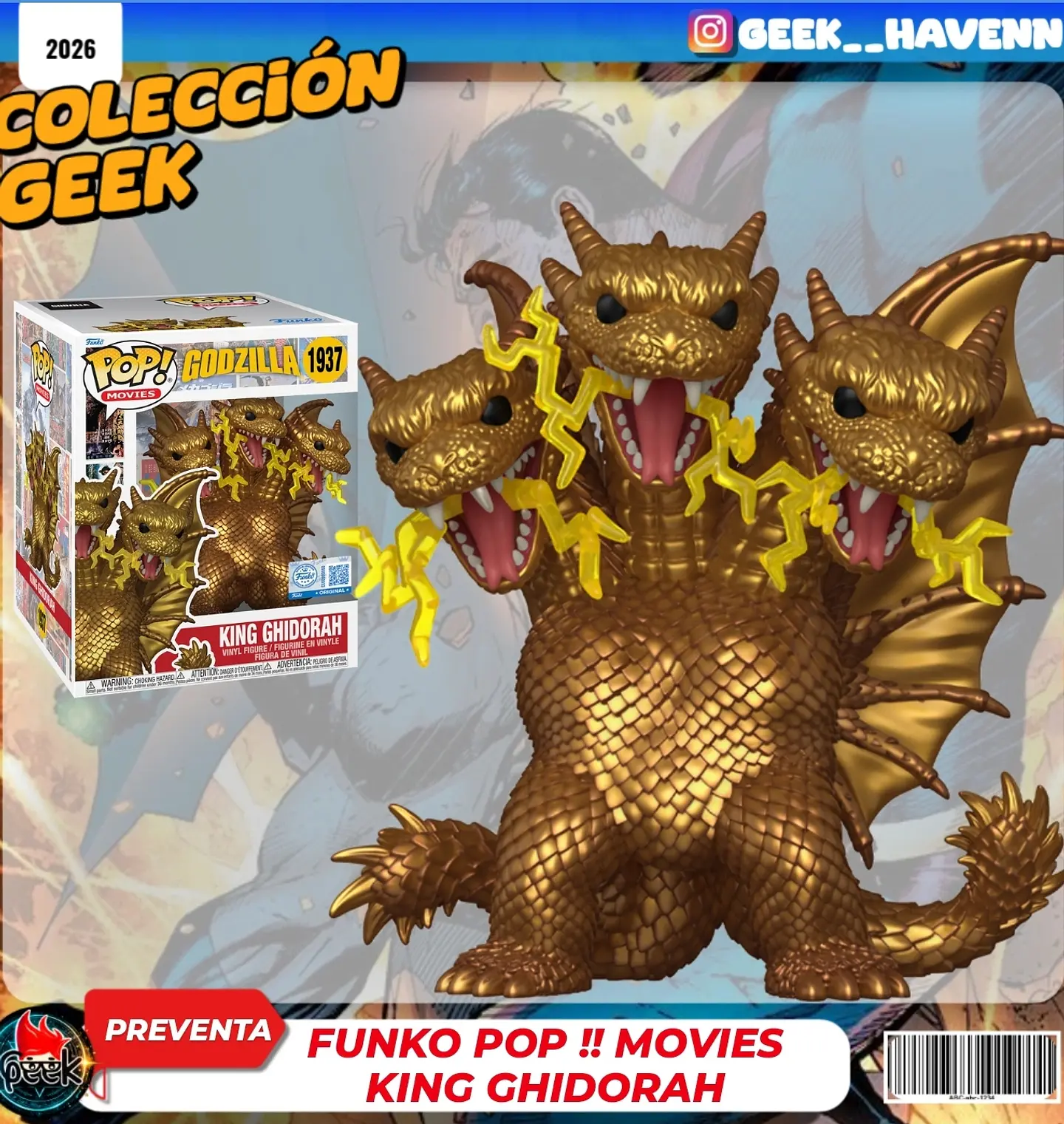 FUNKO POP ‼️- GODZILLA SPECIAL EDITION - KING GHIDORAH 6