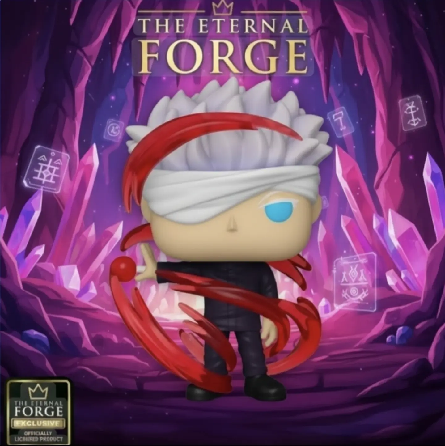 FUNKO POP ‼️- JUJUTSU KAISEN - SOTORU GOJO - EDICIÓN ESPECIAL SELLO THE ETERNAL FORGE 1