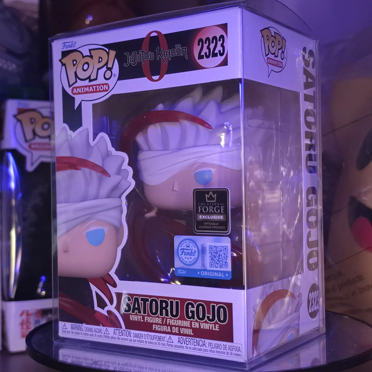 FUNKO POP ‼️- JUJUTSU KAISEN - SOTORU GOJO - EDICIÓN ESPECIAL SELLO THE ETERNAL FORGE 2