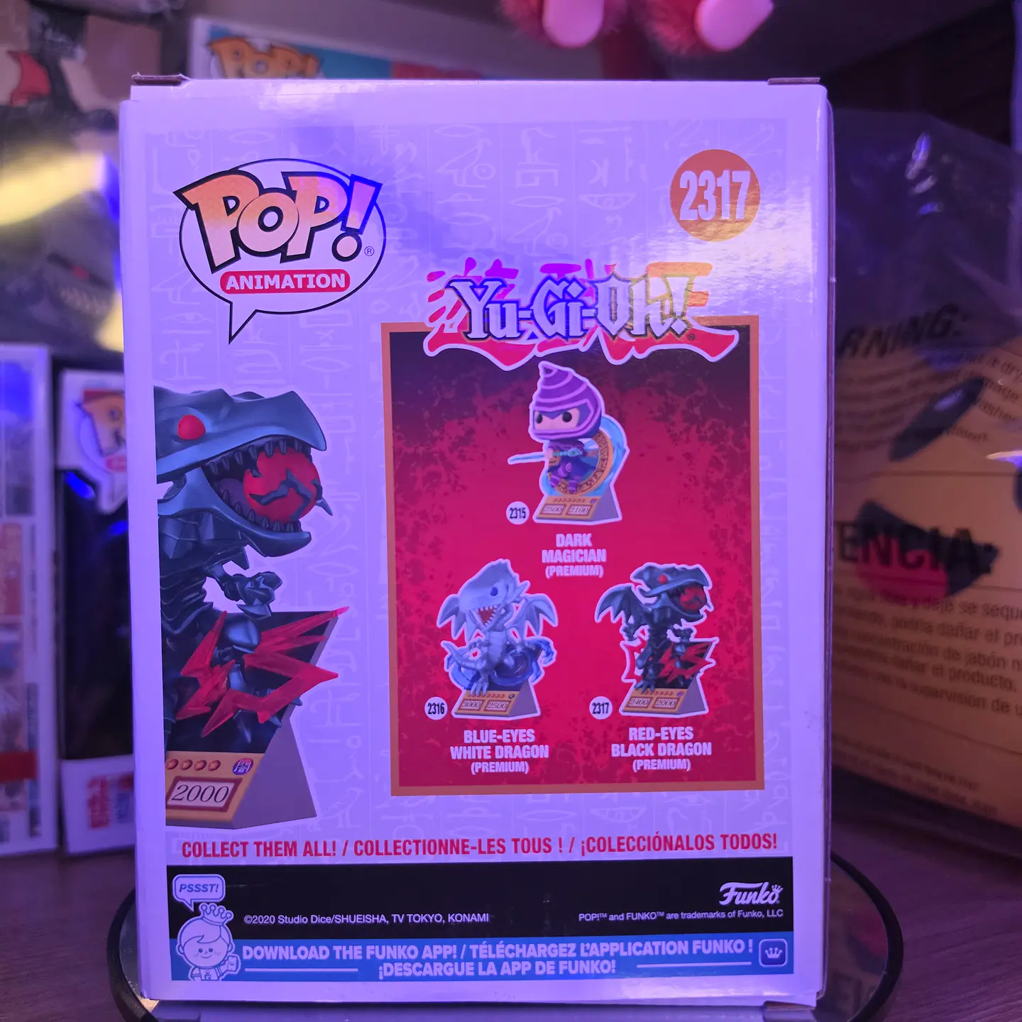 FUNKO POP ‼️–  YU-GI-OH ! / RED - EYES BLACK DRAGON 4