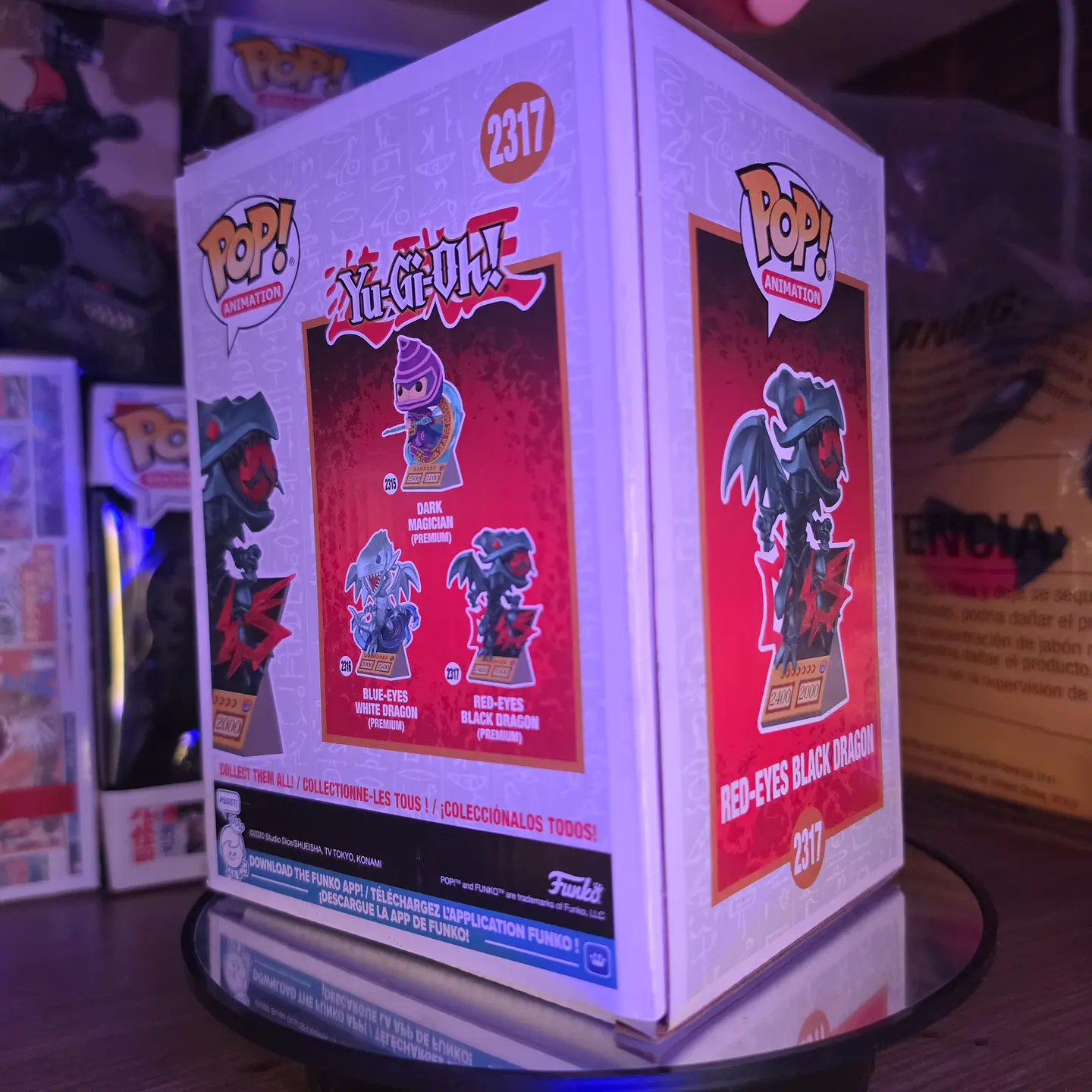 FUNKO POP ‼️–  YU-GI-OH ! / RED - EYES BLACK DRAGON 5