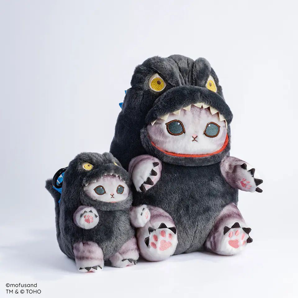 Peluche coleccionable de Godzilla -Mofusand 2