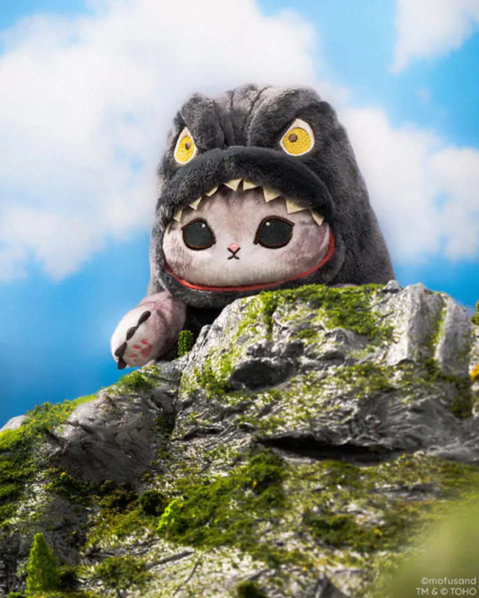 Peluche coleccionable de Godzilla -Mofusand 5