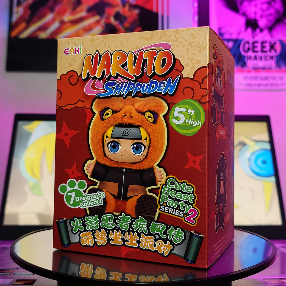 CAJA CIEGA PELUCHE - SERIES 2 NARUTO BEAST PARTY 3
