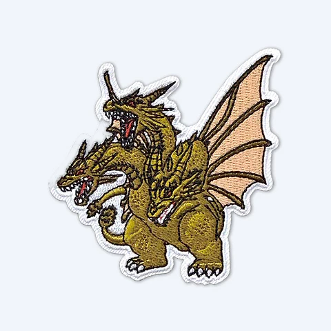 KING GHIDORAH PARCHE BORDADO