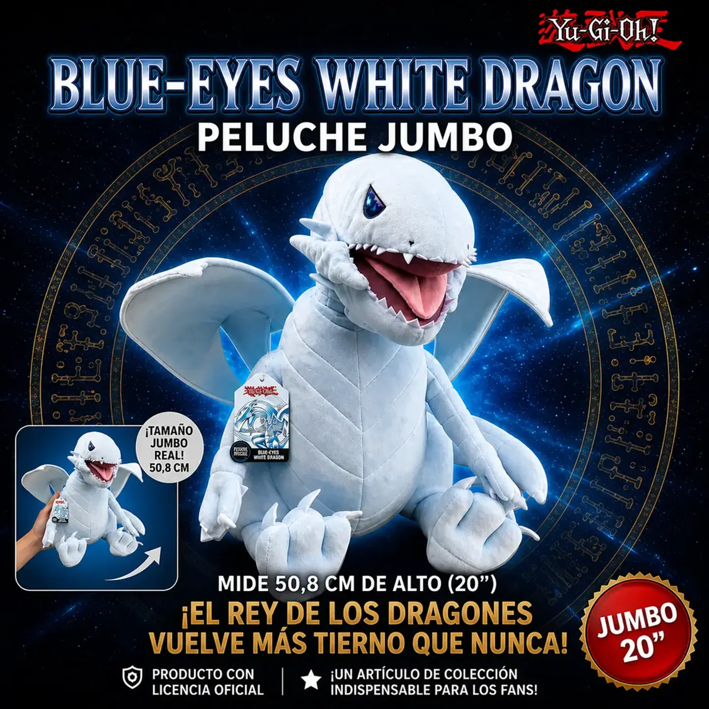 Blue-Eyes White Dragon Plush Yu-Gi-Oh! [Toy Temple Exclusive NYCC ] / 20