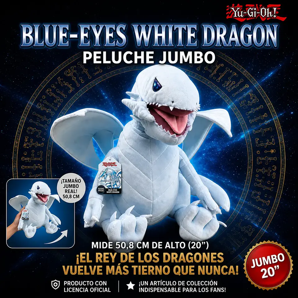 Blue-Eyes White Dragon Plush Yu-Gi-Oh! [Toy Temple Exclusive NYCC ] / 20