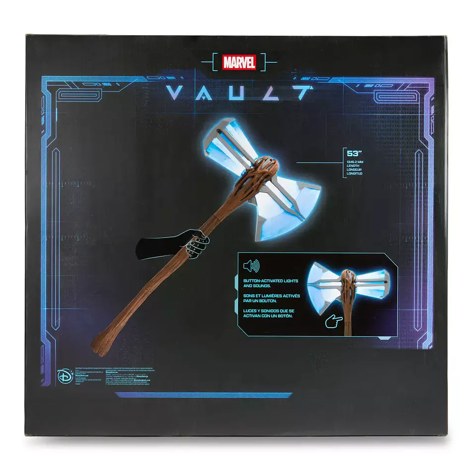 HACHA THOR STORMBREAKER CON EFECTOS DE LUZ Y SONIDO - PREVENTA 2
