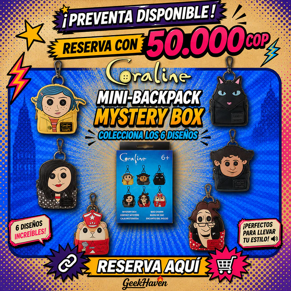 MINI-BACKPACK CORALINE 1