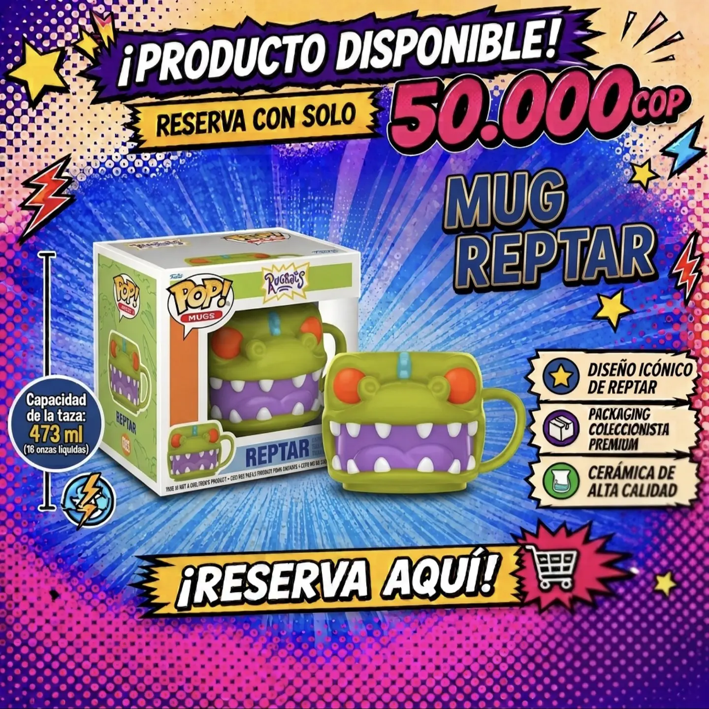 MUG OFICIAL FUNKO - PREVENTA 1