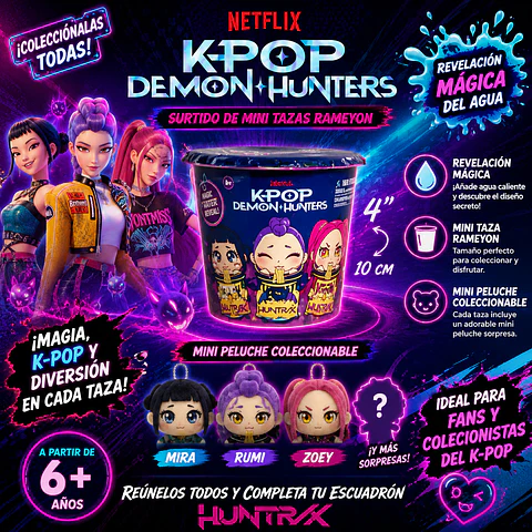 REVELACIÓN MÁGICA MINI PELUCHE - KPOP DEMON HUNTERS - PREVENTA