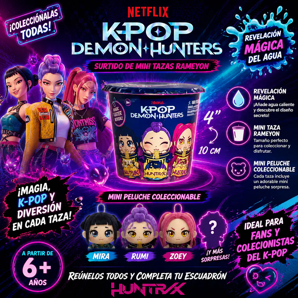 REVELACIÓN MÁGICA MINI PELUCHE - KPOP DEMON HUNTERS - PREVENTA 1