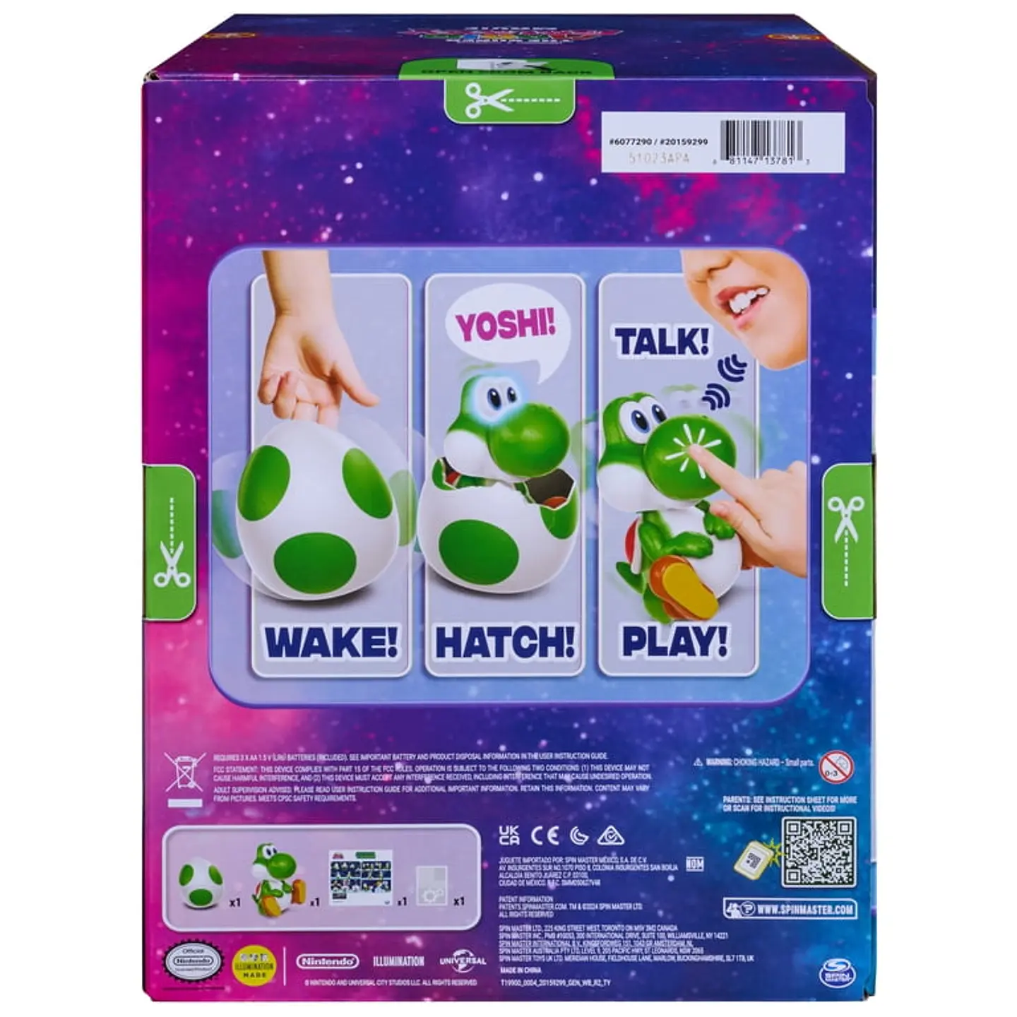 FIGURA INTERACTIVA HATCHIN’ YOSHI - PREVENTA 6