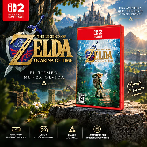 THE LEGEND OF  ZELDA : OCARINA OF TIME  – NINTENDO SWITCH  2 - PREVENTA