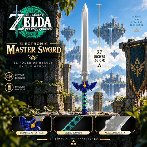 THE LEGEND OF ZELDA  : TEARS OF THE  KINGDOM / ELECTRONIC MASTER SWORD