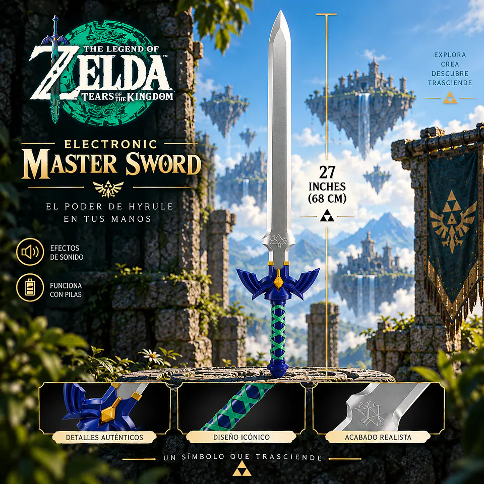 THE LEGEND OF ZELDA  : TEARS OF THE  KINGDOM / ELECTRONIC MASTER SWORD 1