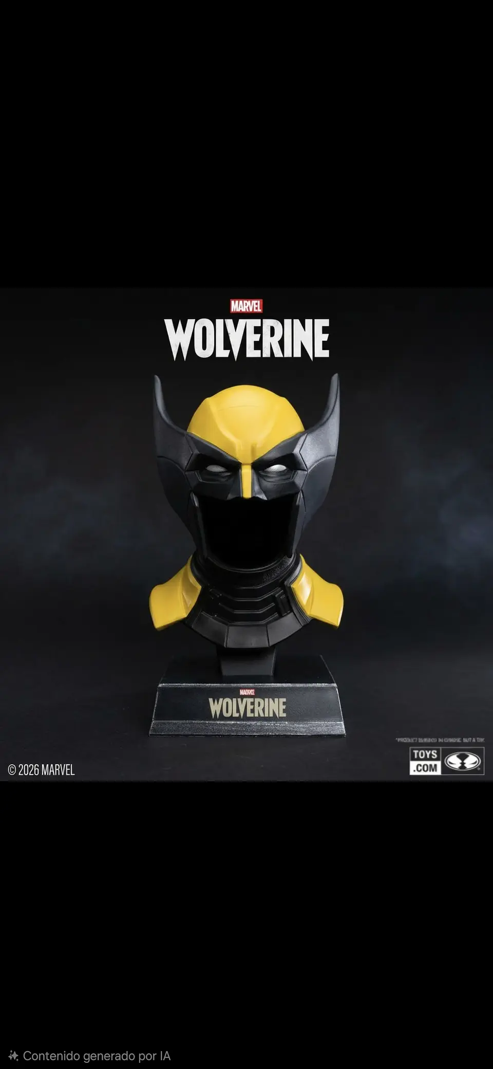  WOLVERINE 1:3 COWL REPLICA / MARVEL - PREVENTA  2