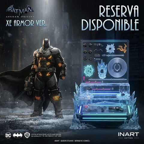 FIGURA BATMAN XE SUIT ARKHAM ORIGINS ESCALA 1/12 INART - PREVENTA