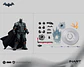 FIGURA BATMAN XE SUIT ARKHAM ORIGINS ESCALA 1/12 INART - PREVENTA - Miniatura 2
