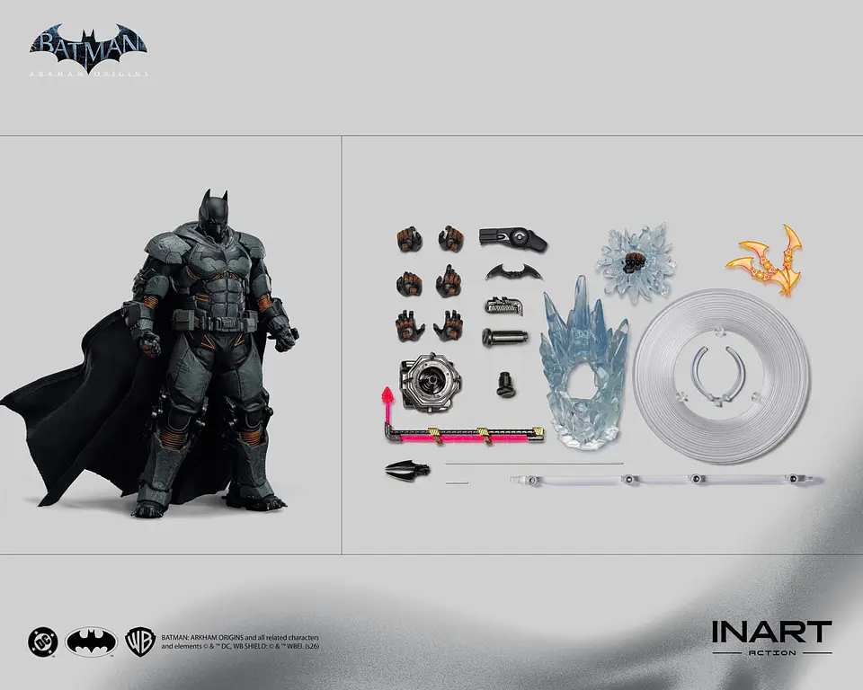 FIGURA BATMAN XE SUIT ARKHAM ORIGINS ESCALA 1/12 INART - PREVENTA 2