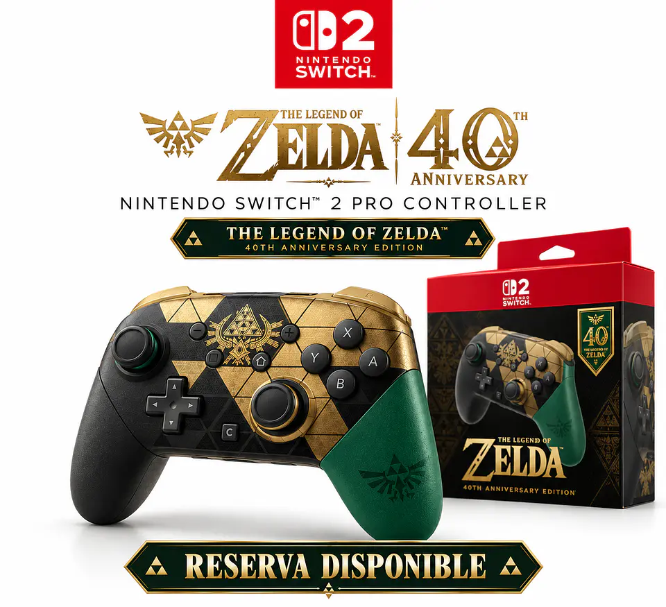 CONTROLLER THE LEGEND OF ZELDA™ – 40TH ANNIVERSARY EDITION / NINTENDO SWITCH 2 PRO  1