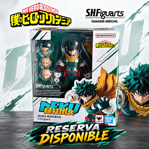 MY HERO ACADEMIA - FIGURA DE ACCIÓN IZUKU MIDORIYA ( DEKU ) S.H.FIGUARTS