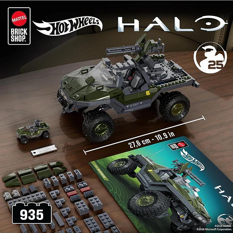 MATTEL BRICK SHOP × HOT WHEELS × HALO - PREVENTA