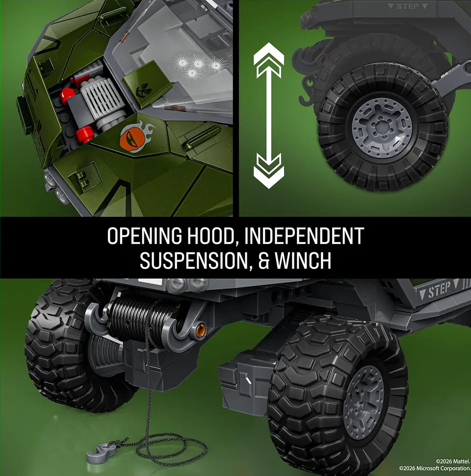 MATTEL BRICK SHOP × HOT WHEELS × HALO - PREVENTA 5