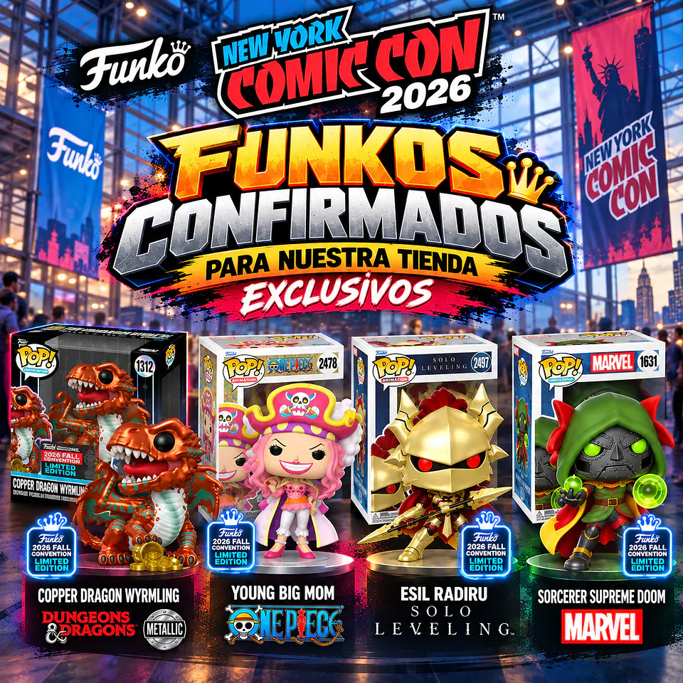 FUNKO POP ! COMIC-CON NYCC 2026 - PREVENTA 1