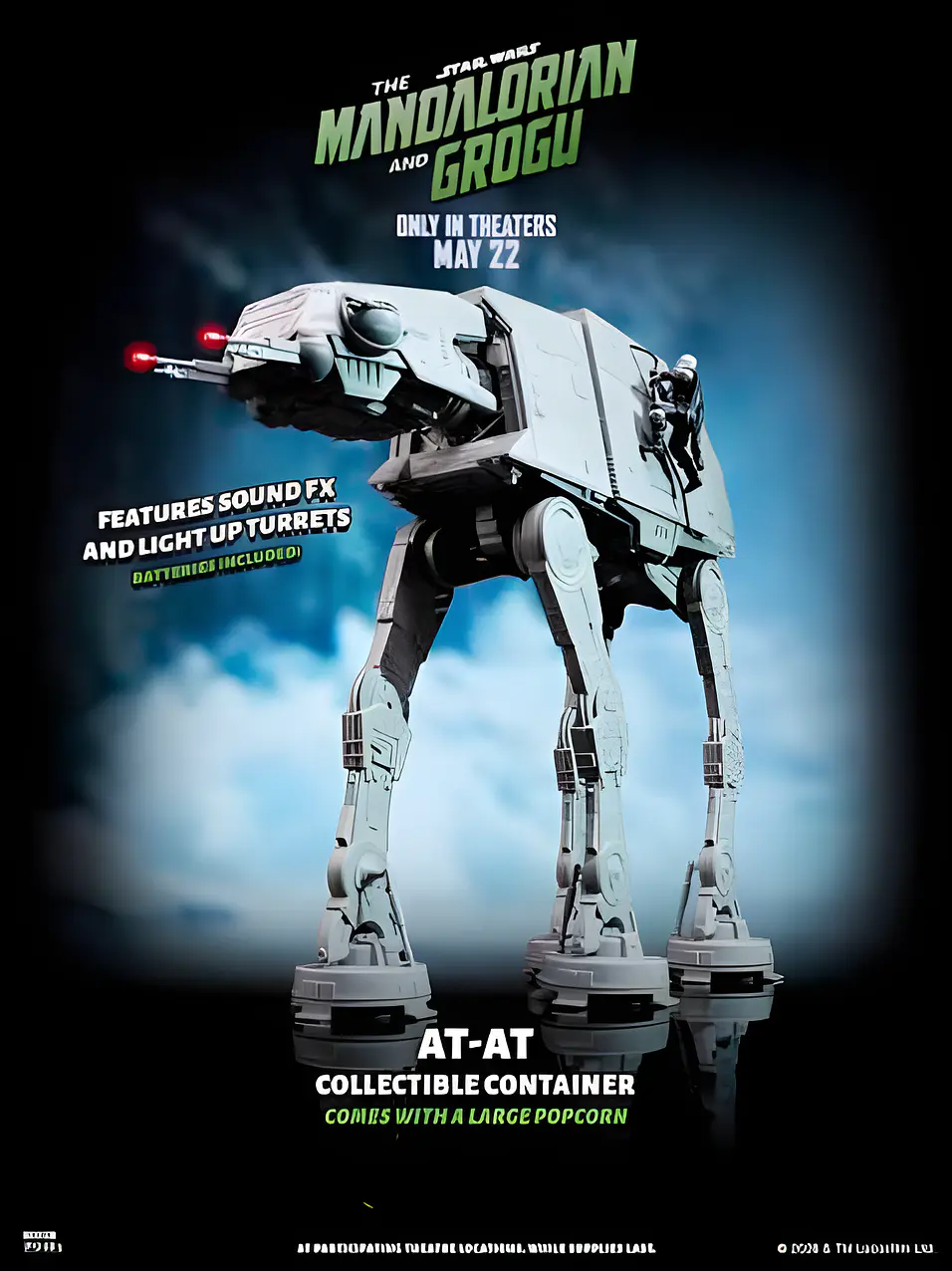 POPCORN BUCKET AT-AT  / EN PREVENTA