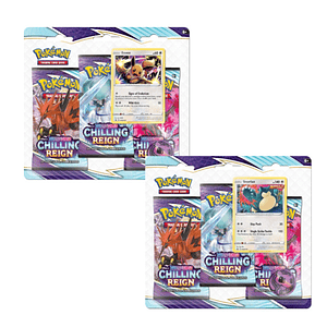 Pokémon TGC: Chilling Reing Blister Snorlax & Eevee Dual Pack ( Español)