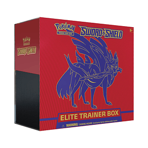 Pokémon Tgc: Elite Trainer Box Sword & Shield -Zacian- Inglés