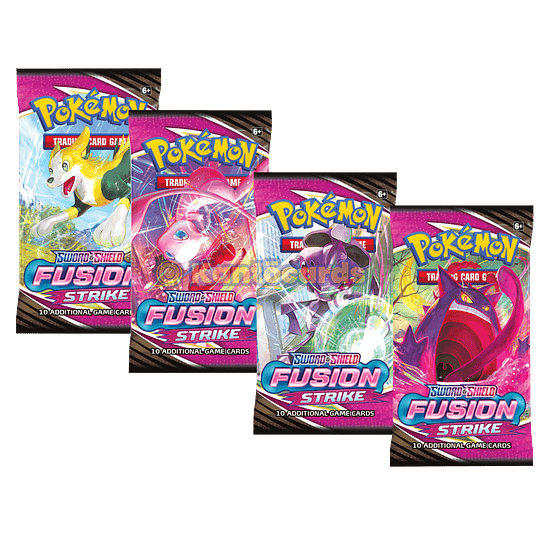 Pokémon TGC: Fusion Strike Pack Sobres en Inglés ( 10 unidades)