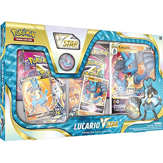 Pokemon TCG: Colección Lucario VSTAR Premium Inglés / Pre Venta  - Image 1