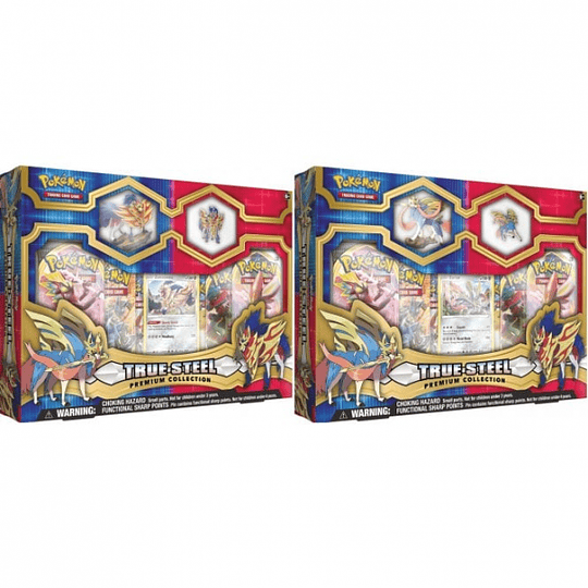 Pokémon TGC - Premium Figure & Pin True Steel Collection Box / Español Pack
