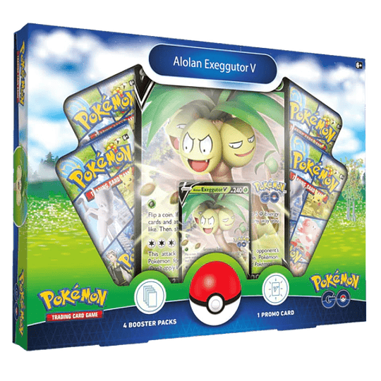 POK Pokemon GO Alola Exeggutor V Box (Español) - Image 1