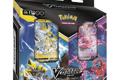 Pokémon TCG Bundle v Battle Deck Zeraora vs Deoxys inglés 